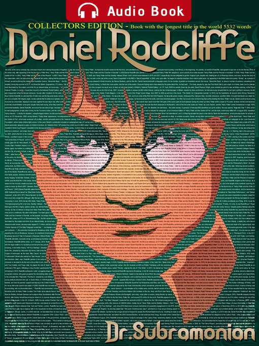 Title details for Daniel Radcliffe by Subramonian - Wait list